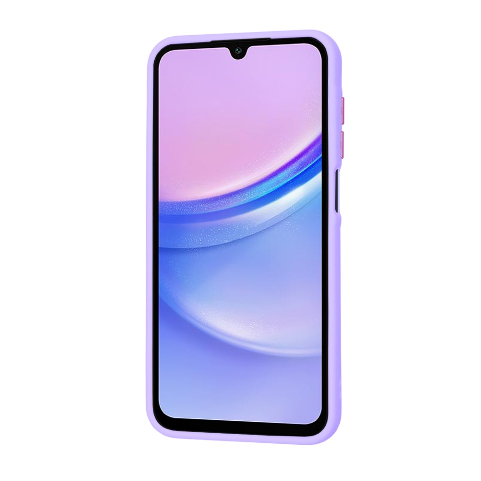 Husa pentru Samsung Galaxy A15 4G / Galaxy A15 5G, ce Absoarbe Cele mai Aspre Socuri, Skyddar Frosted - Mov deschis - 2 | YEO