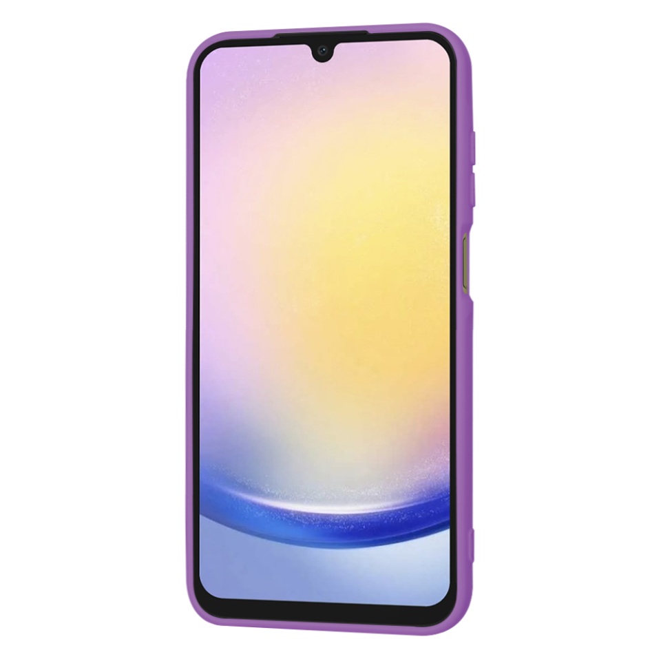 Husa pentru Samsung Galaxy A15 4G / Galaxy A15 5G din Silicon Catifelat, Protectie Premium, Skyddar SoftElegance - Mov - 2 | YEO