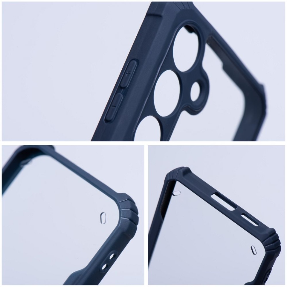 Husa pentru Samsung Galaxy A15 5G, anti soc, Skyddar StealthArmor - Albastru - 3 | YEO
