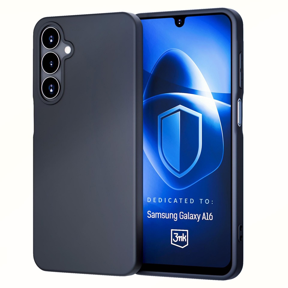 Husa pentru Samsung Galaxy A16 4G, 3mk Matt Case, Negru