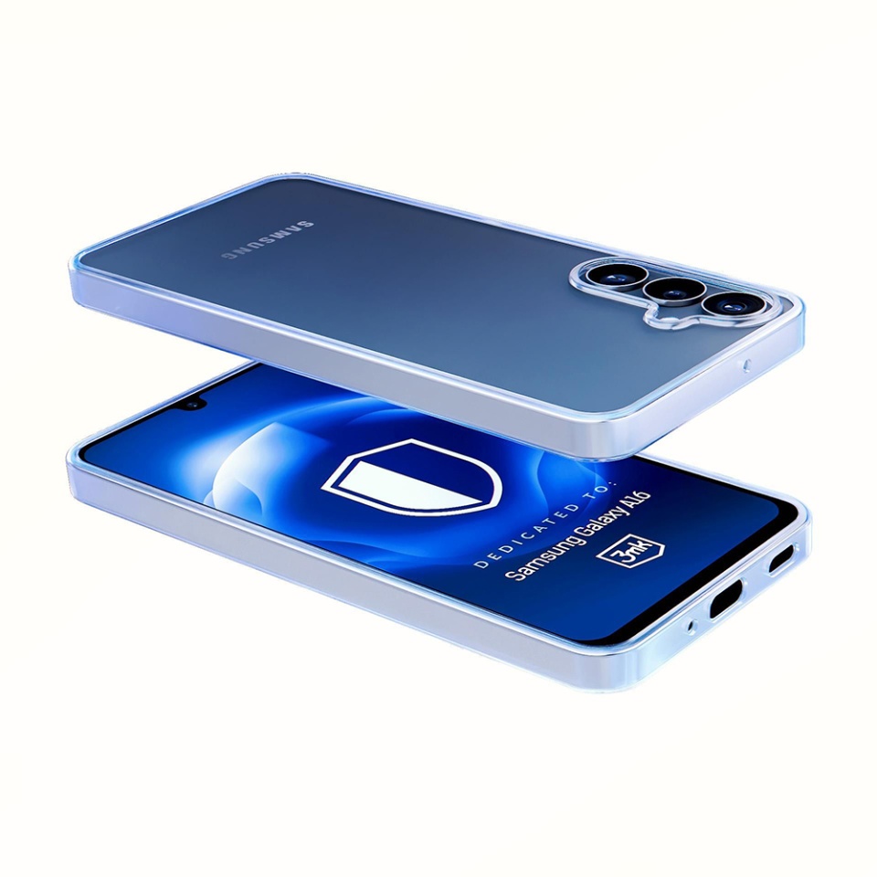 Husa pentru Samsung Galaxy A16 4G, din silicon, 3mk Clear Case, Transparent - 1 | YEO