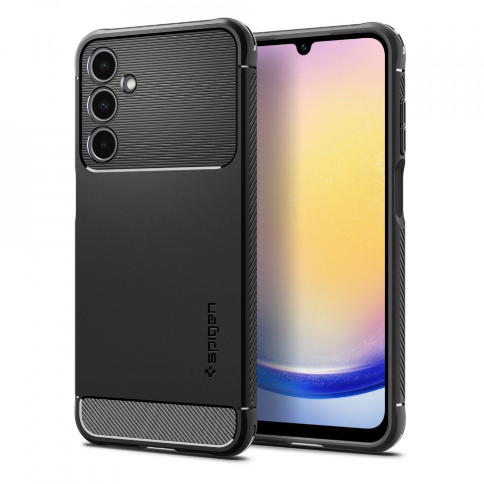 Husa pentru Samsung Galaxy A25 5G, Rugged Armor Spigen - Negru