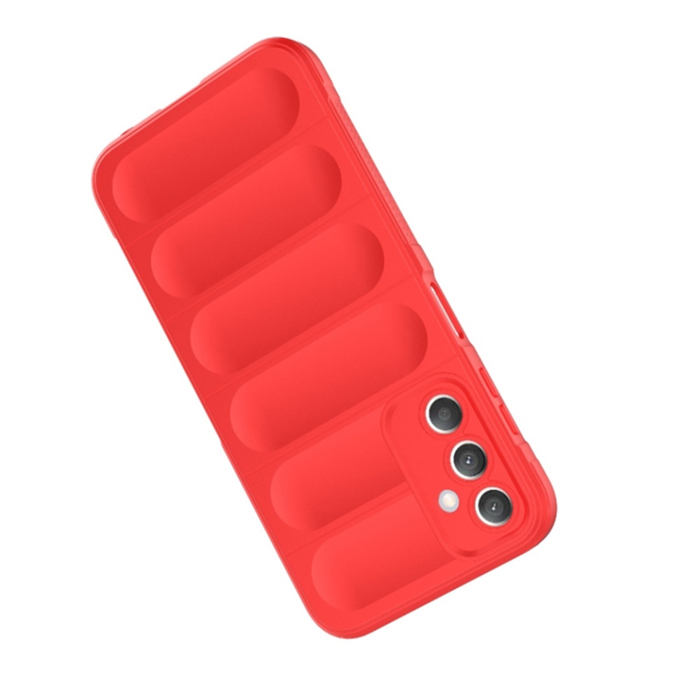 Husa pentru Samsung Galaxy A25 5G, SKYDDAR INNOVATION, Magic Shield, din Silicon Mat, set cu sticker, Bleu - 2 | YEO