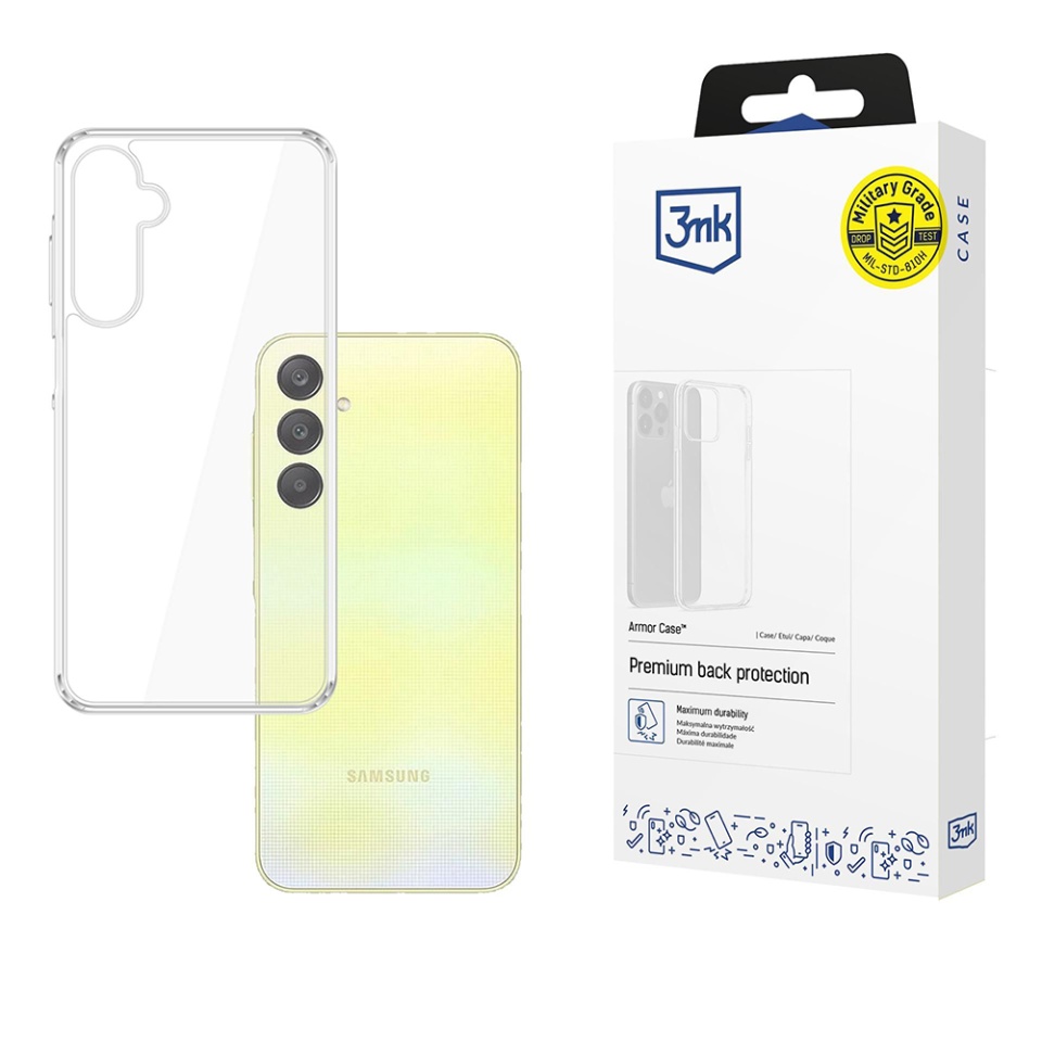 Husa pentru Samsung Galaxy A26 5G, 3mk Armor Case, Clear