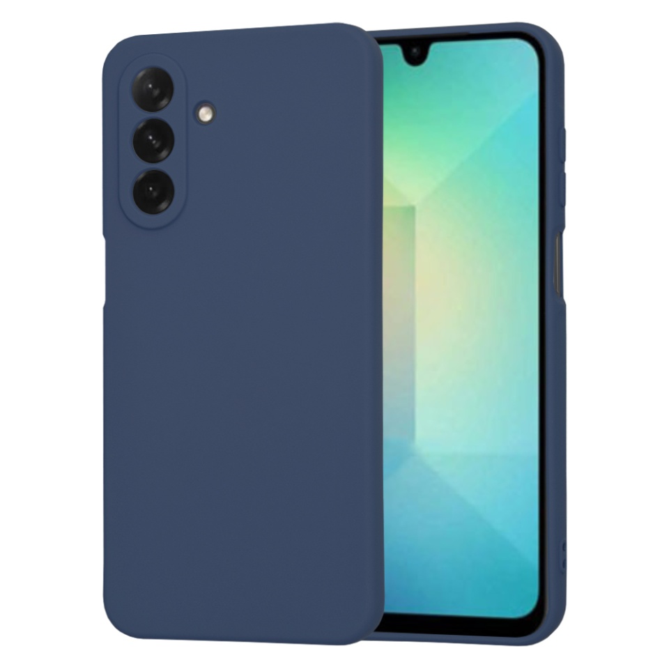 Husa pentru Samsung Galaxy A26 5G din Silicon Catifelat, Protectie Premium, SoftElegance - Bleumarin