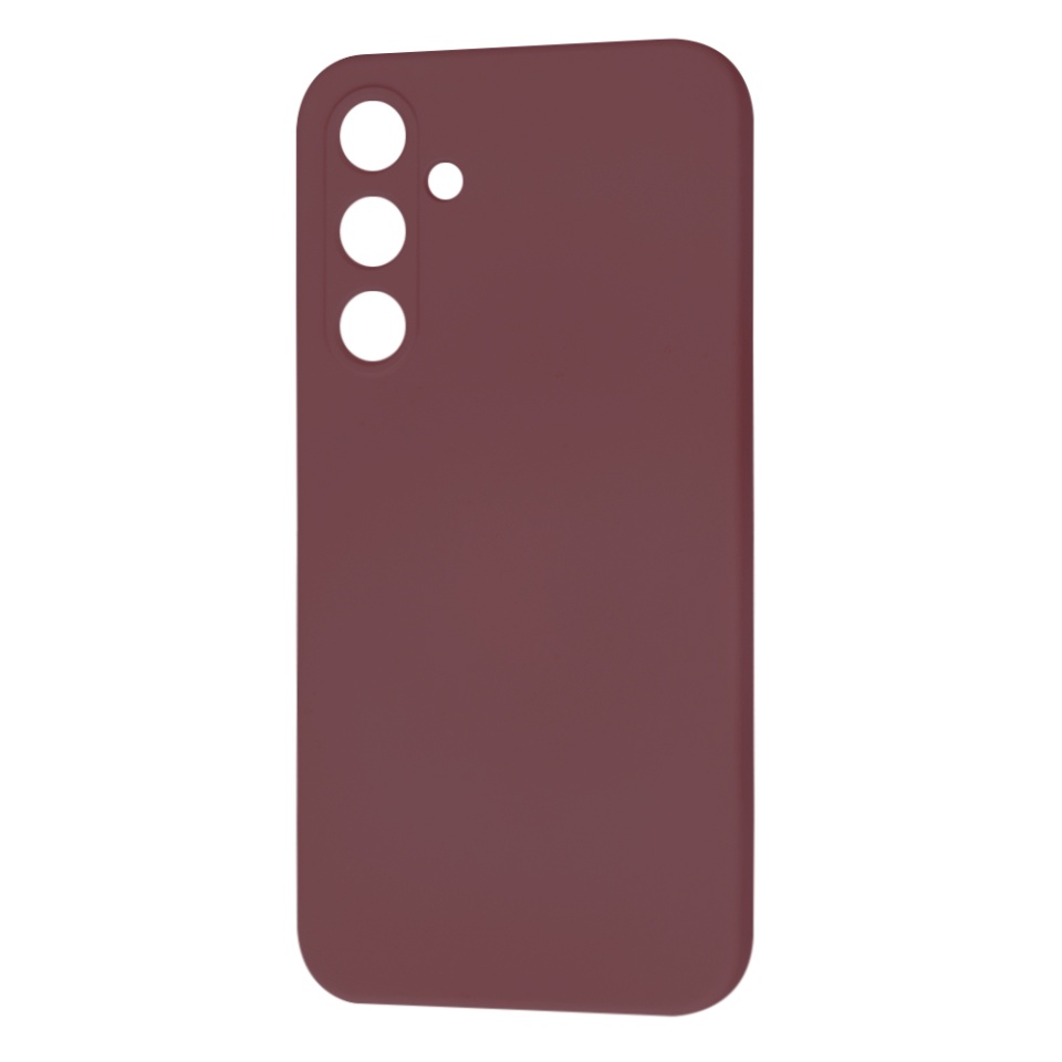 Husa pentru Samsung Galaxy A35 5G din Silicon Catifelat, Protectie Premium, Skyddar SoftElegance Magsafe - Bordo - 2 | YEO