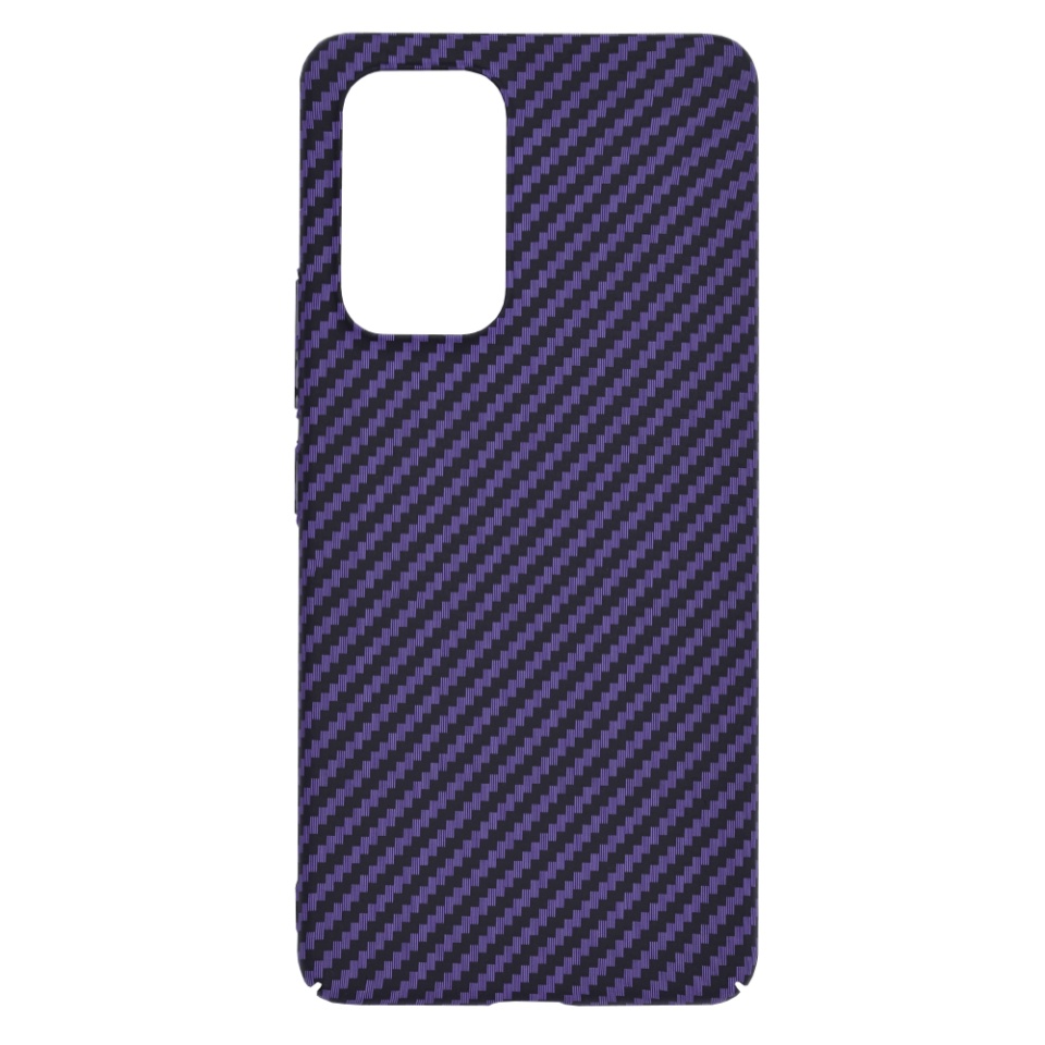 Husa pentru Samsung Galaxy A53 5G, Finisaj Premium cu Textura de Carbon, Design Elegant, SKDR CarbonFlex - Mov - 3 | YEO