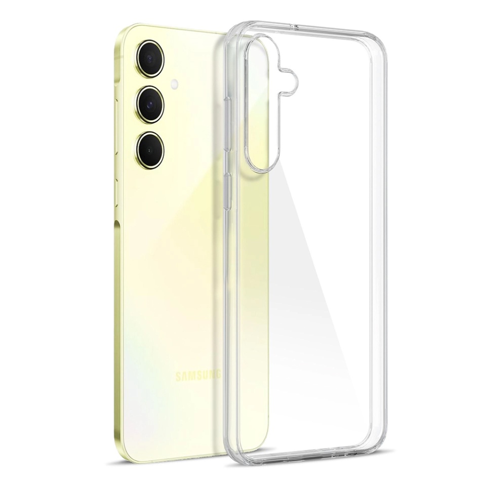 Husa pentru Samsung Galaxy A55 5G, din silicon, 3mk Clear Case, Transparent - 2 | YEO