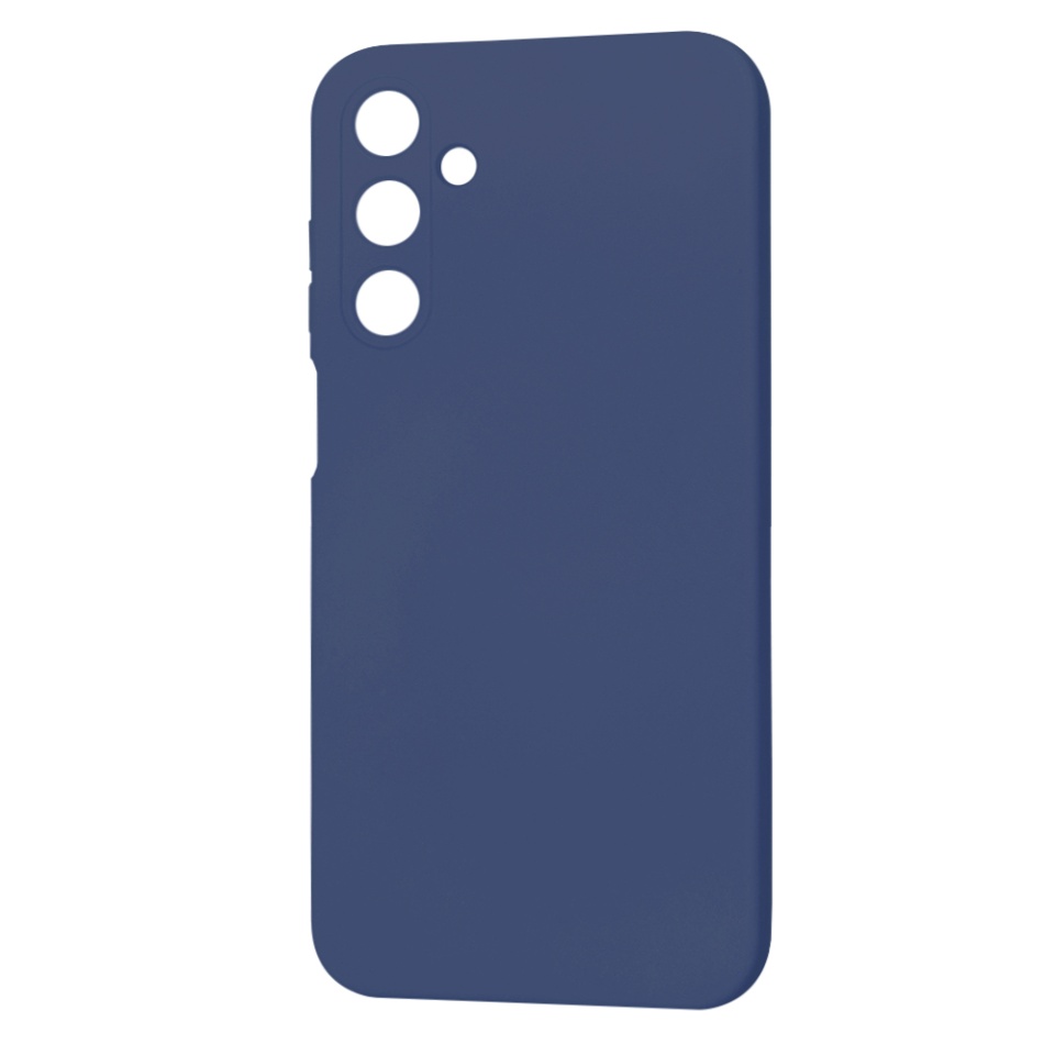 Husa pentru Samsung Galaxy A55 5G din Silicon Catifelat, Protectie Premium, Skyddar SoftElegance - Bleumarin - 1 | YEO