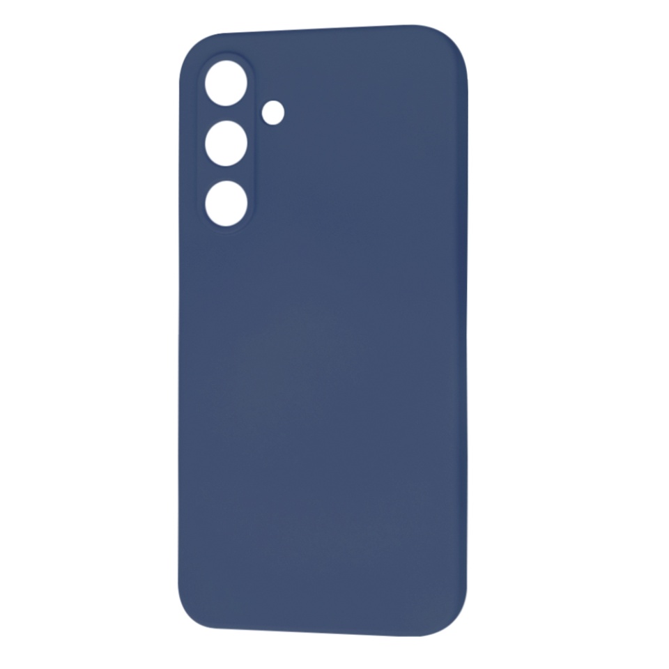 Husa pentru Samsung Galaxy A55 5G din Silicon Catifelat, Protectie Premium, Skyddar SoftElegance Magsafe - Bleumarin - 2 | YEO