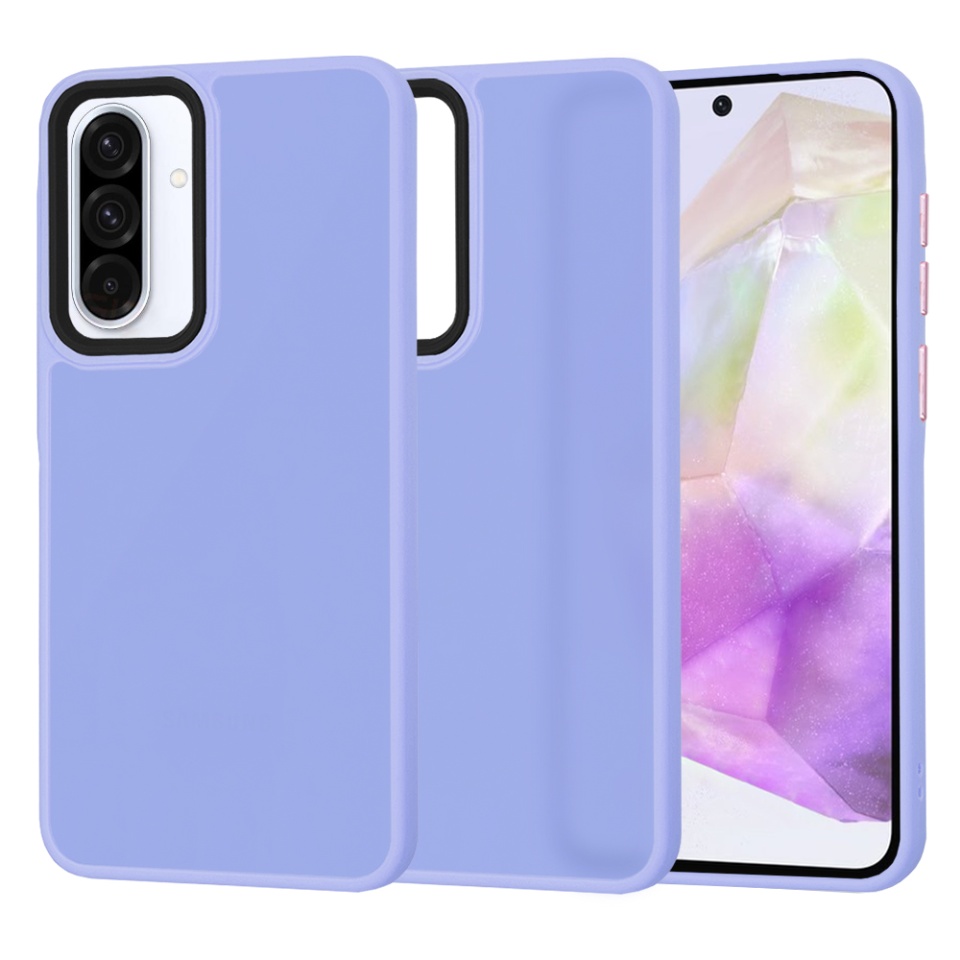 Husa pentru Samsung Galaxy A56 5G, ce Absoarbe Cele mai Aspre Socuri, Frosted - Mov deschis