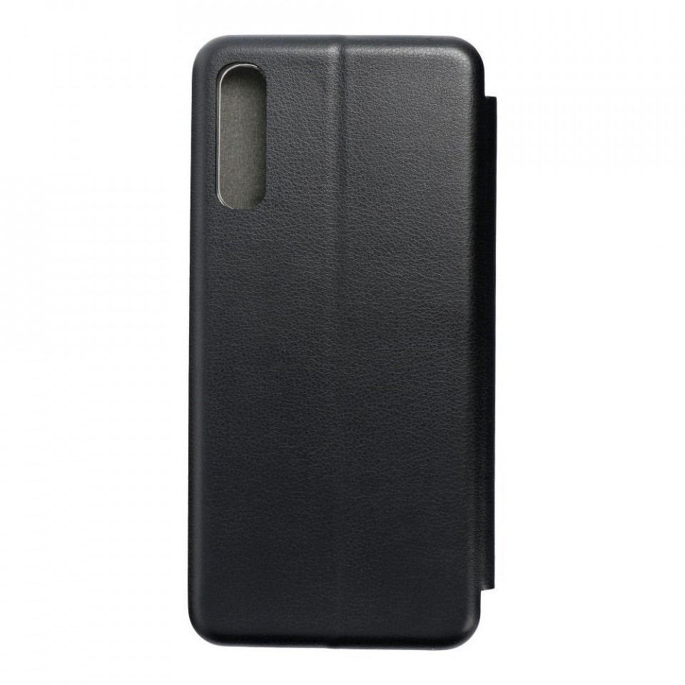 Husa pentru Samsung Galaxy A70 tip carte cu buzunar interiot, Skyddar Elegance - Negru - 1 | YEO