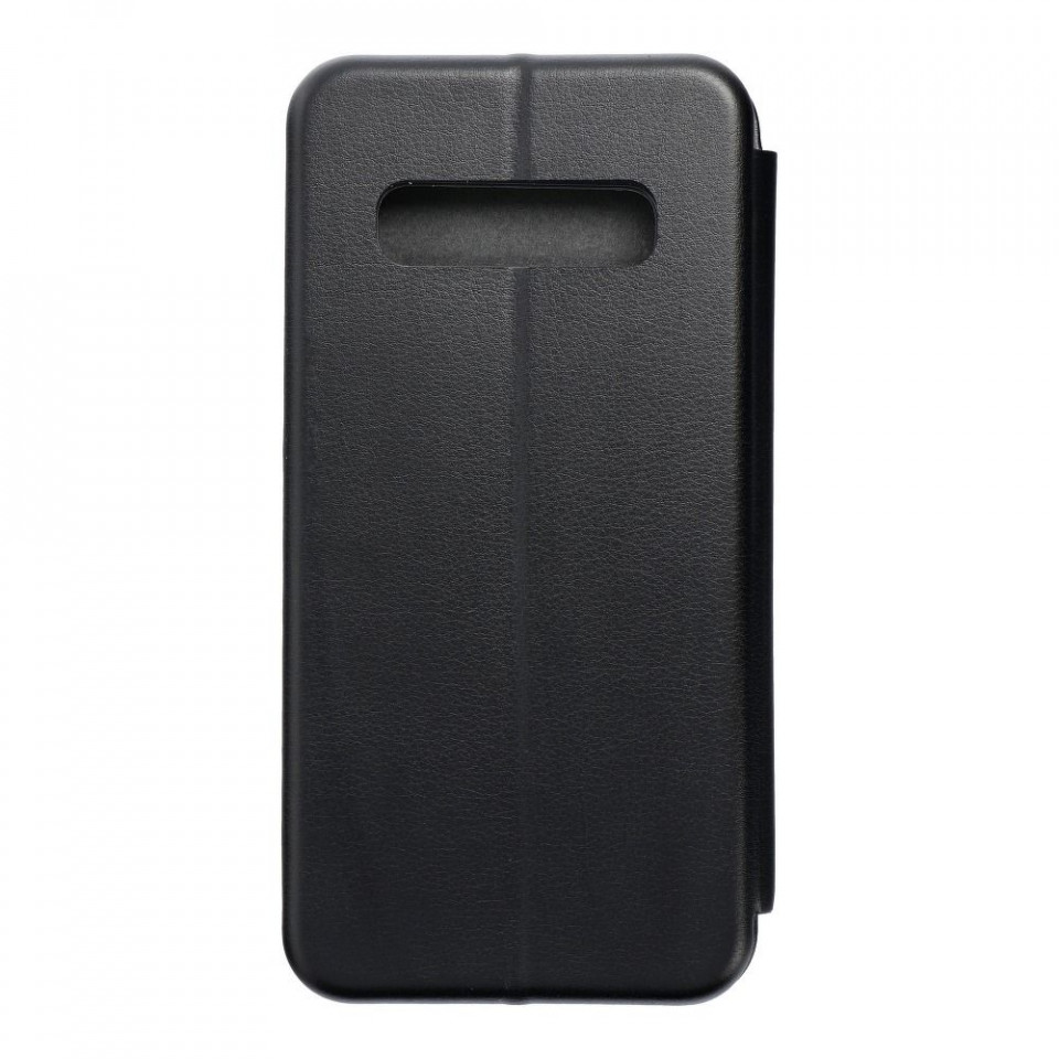 Husa pentru Samsung Galaxy S10 tip carte cu buzunar interiot, Skyddar Elegance - Negru - 1 | YEO