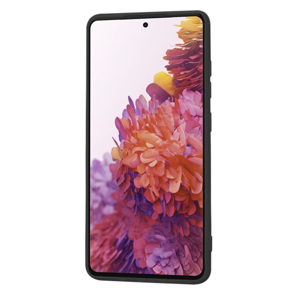 Husa pentru Samsung Galaxy S20 FE / Galaxy S20 FE 5G din Silicon Catifelat, Protectie Premium, Skyddar SoftElegance - Negru - 2 | YEO