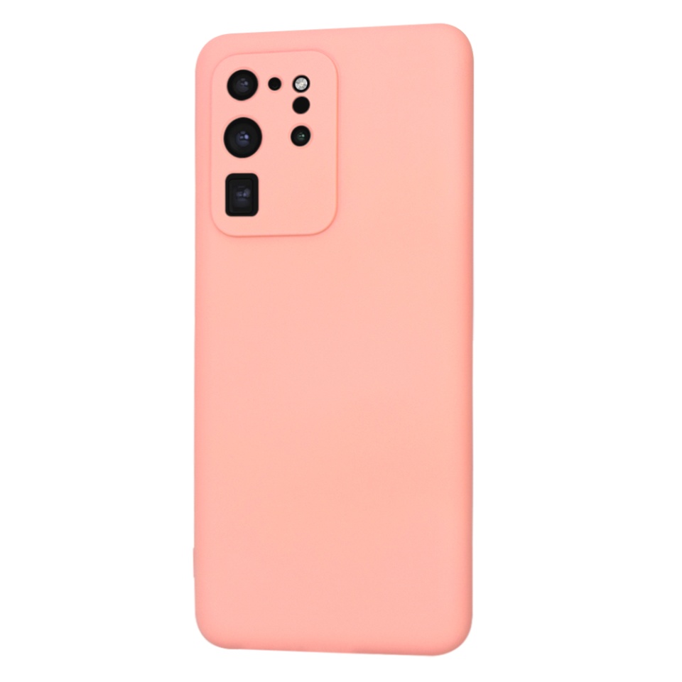 Husa pentru Samsung Galaxy S20 Ultra 5G / Galaxy S20 Ultra din Silicon Catifelat, Protectie Premium, Skyddar SoftElegance - Roz - 3 | YEO