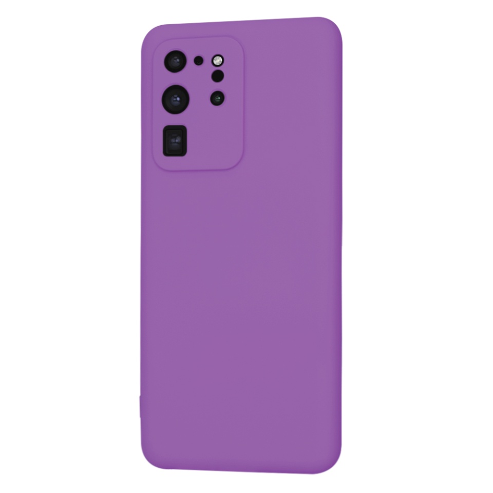 Husa pentru Samsung Galaxy S20 Ultra 5G / Galaxy S20 Ultra din Silicon Catifelat, Protectie Premium, Skyddar SoftElegance - Mov - 3 | YEO