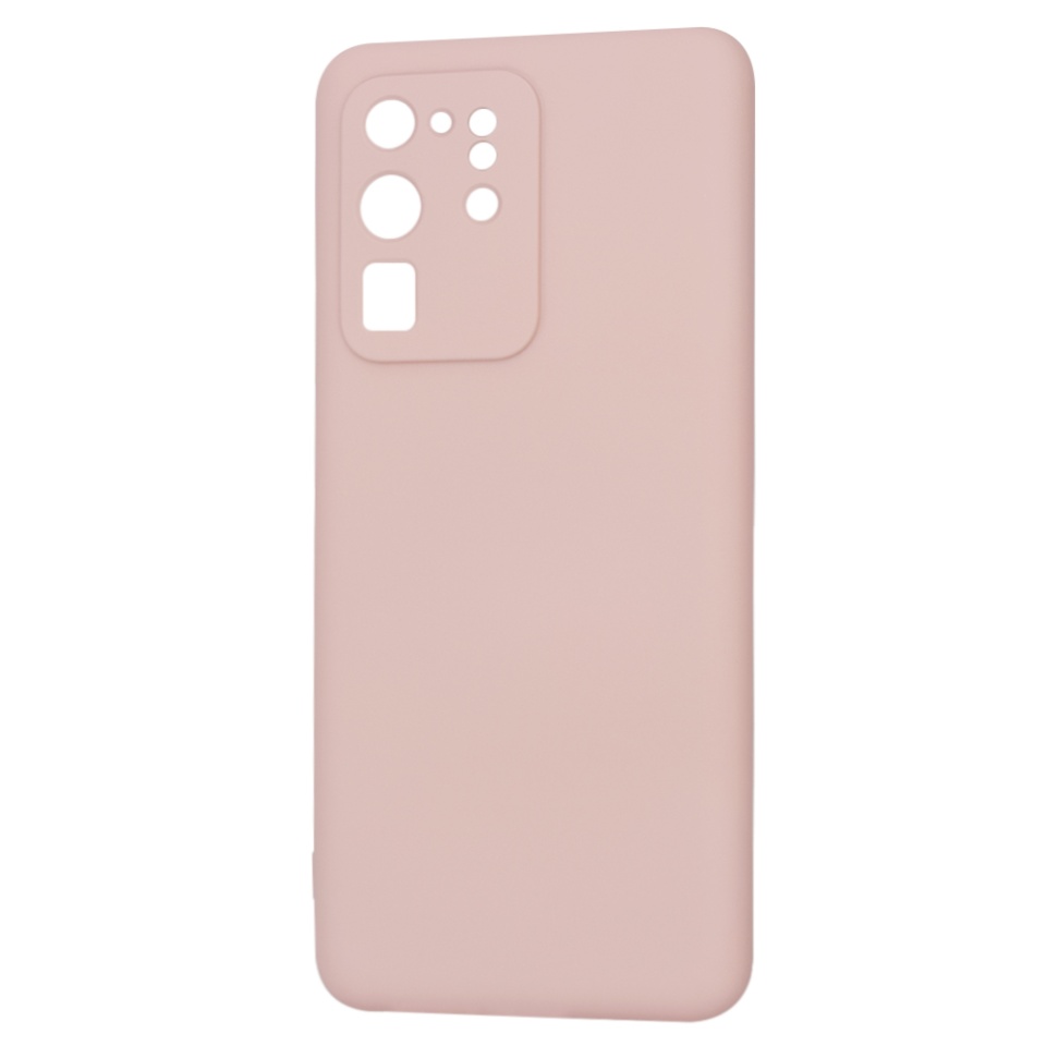 Husa pentru Samsung Galaxy S20 Ultra 5G / Galaxy S20 Ultra din Silicon Catifelat, Protectie Premium, Skyddar SoftElegance - Roz pudra - 1 | YEO