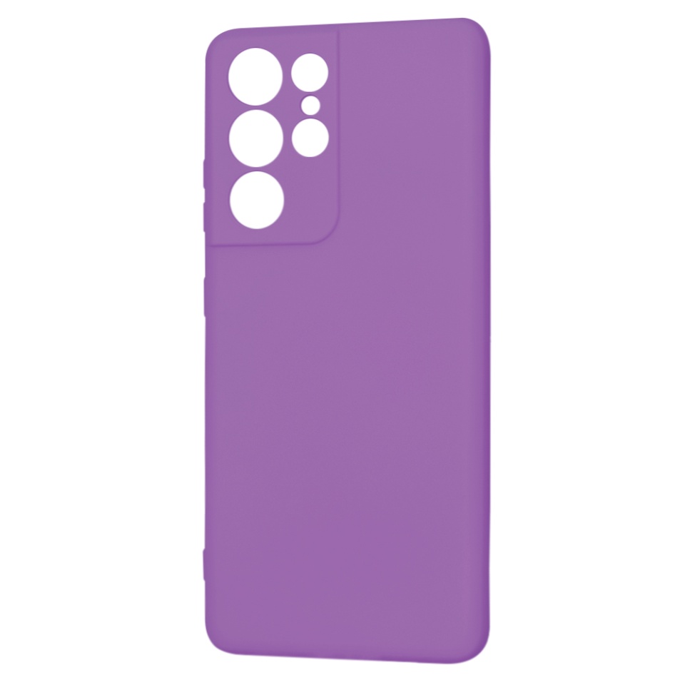 Husa pentru Samsung Galaxy S21 Ultra 5G din Silicon Catifelat, Protectie Premium, Skyddar SoftElegance MagSafe - Mov - 3 | YEO