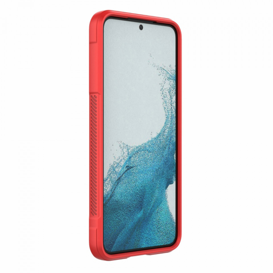 Husa pentru Samsung Galaxy S22 5G eleganta, din silicon mat, SKDR Vogue - Negru - 2 | YEO
