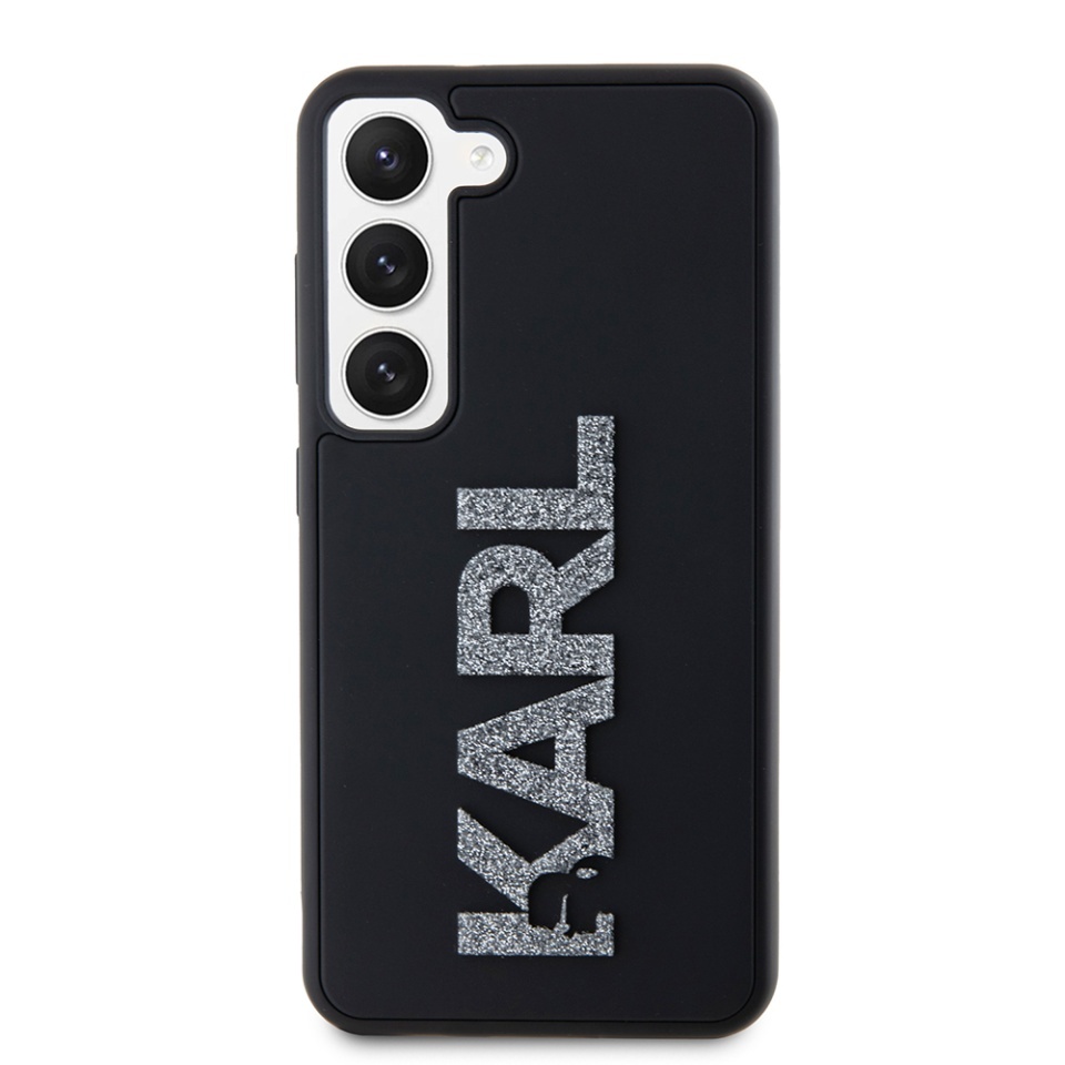 Husa pentru Samsung Galaxy S23, 3D Design, Karl Lagerfeld, Negru - 1 | YEO