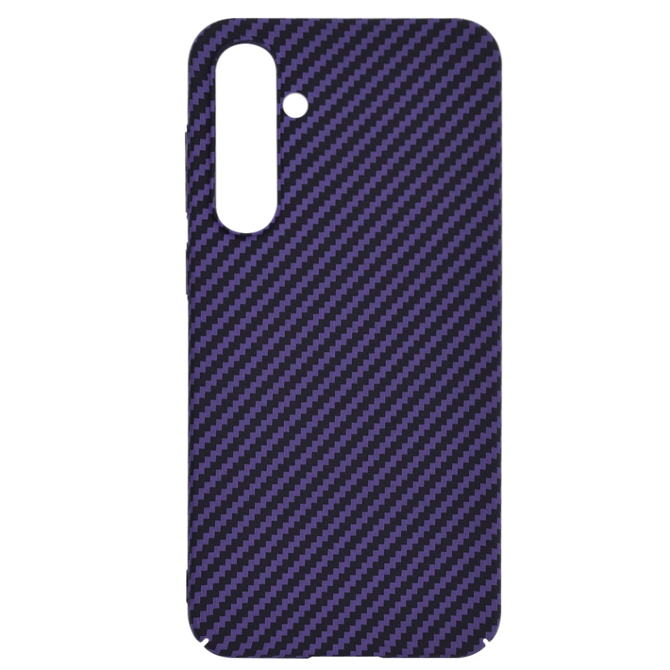 Husa pentru Samsung Galaxy S23 FE, Finisaj Premium cu Textura de Carbon, Design Elegant, SKDR CarbonFlex - Mov - 1 | YEO