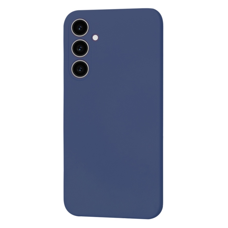 Husa pentru Samsung Galaxy S23 FE, SKYDDAR INNOVATION, din Silicon Catifelat, SoftFlex Magsafe, set cu sticker, Bleumarin - 1 | YEO