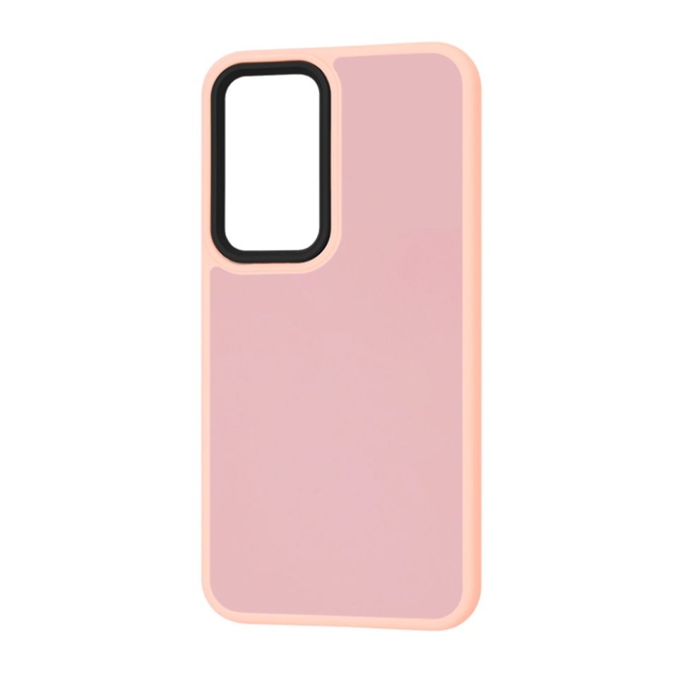 Husa pentru Samsung Galaxy S23 FE, SKYDDAR INNOVATION, HaloFrost, AntiSoc, set cu sticker, Roz - 3 | YEO