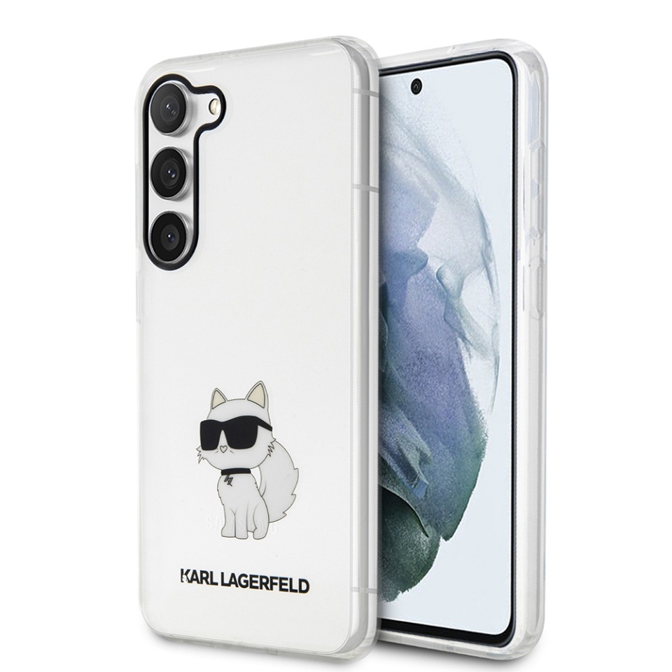 Husa pentru Samsung Galaxy S23, Hardcase Transparent, Karl Lagerfeld, Transparenta