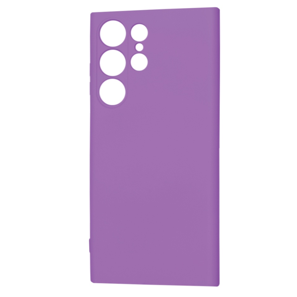 Husa pentru Samsung Galaxy S23 Ultra din Silicon Catifelat, Protectie Premium, Skyddar SoftElegance MagSafe - Mov - 3 | YEO