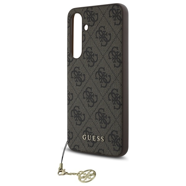 Husa pentru Samsung Galaxy S24 FE Hardcase 4G Charm, Guess - Maro - 2 | YEO