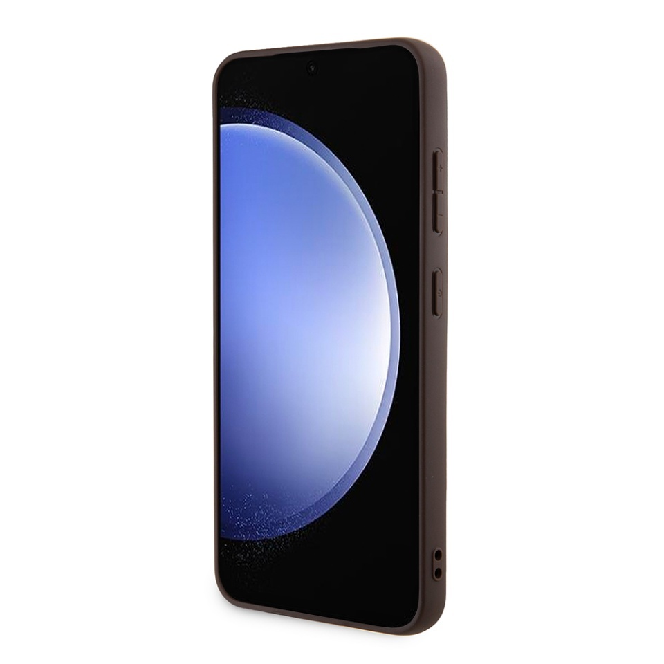 Husa pentru Samsung Galaxy S24 Plus, Guess 4G Metal Logo, Protectie Slim, Compatibila, Maro - 2 | YEO