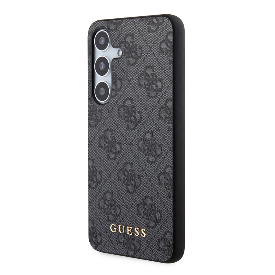 Husa pentru Samsung Galaxy S24 Plus, Guess, Hardcase 4G Metal Gold Logo, Negru - 3 | YEO