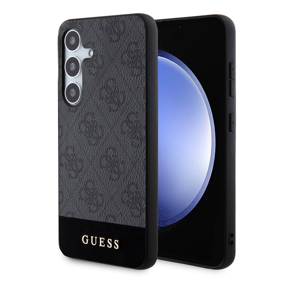 Husa pentru Samsung Galaxy S24 Plus, Hardcase 4G Stripe Collection, Guess, Negru