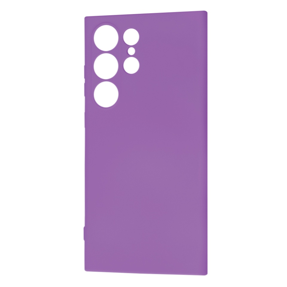 Husa pentru Samsung Galaxy S25 Ultra din Silicon Catifelat, Protectie Premium, Skyddar SoftElegance - Mov - 1 | YEO