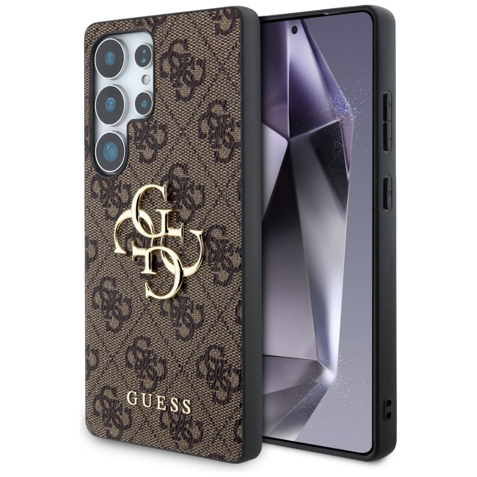 Husa pentru Samsung Galaxy S25 Ultra, Guess, Hardcase Classic, Maro