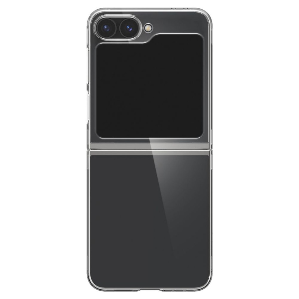 Husa pentru Samsung Galaxy Z Flip6 din silicon premium, Spigen Air Skin - Transparenta - 2 | YEO