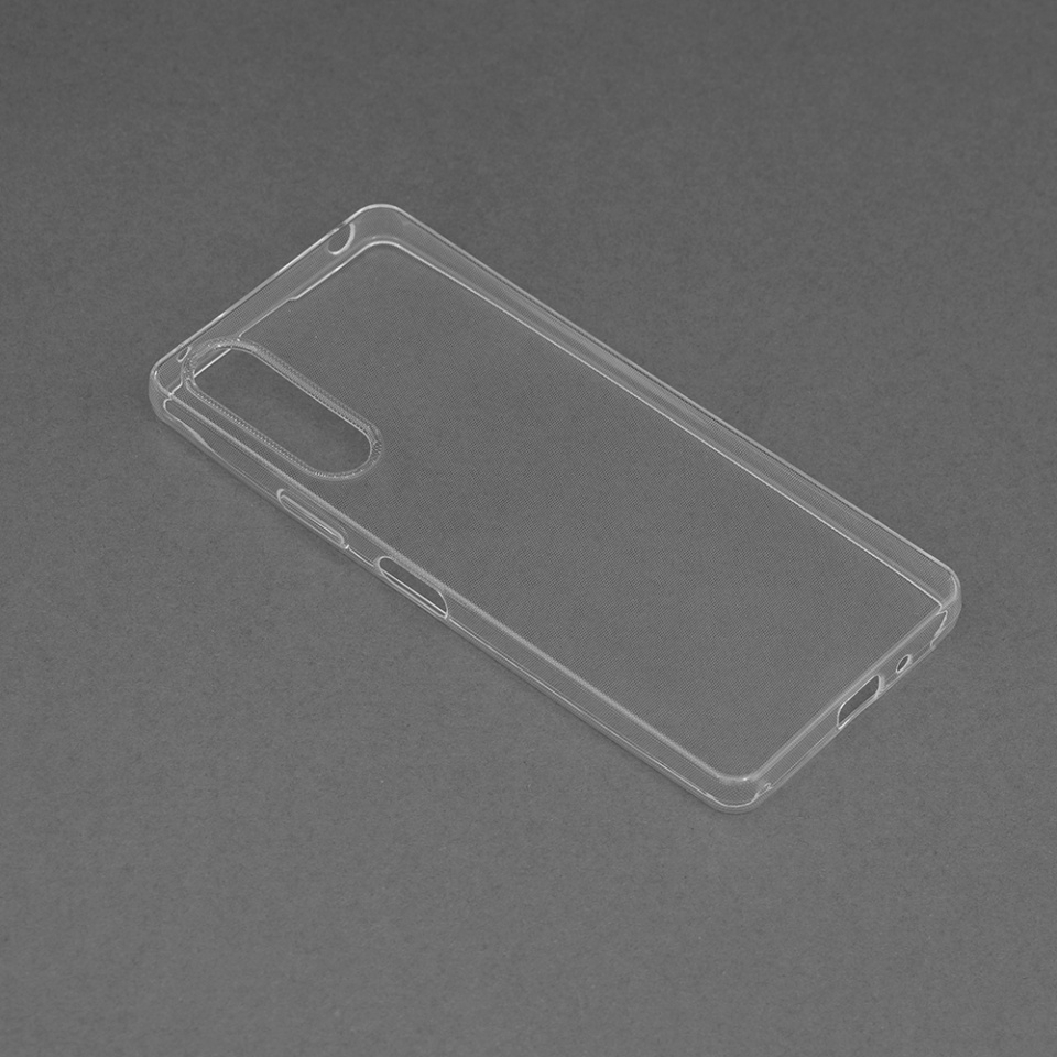 Husa pentru Sony Xperia 10 V, SKYDDAR INNOVATION, ClearGuard, din silicon transparent, set cu sticker, Transparenta - 2 | YEO