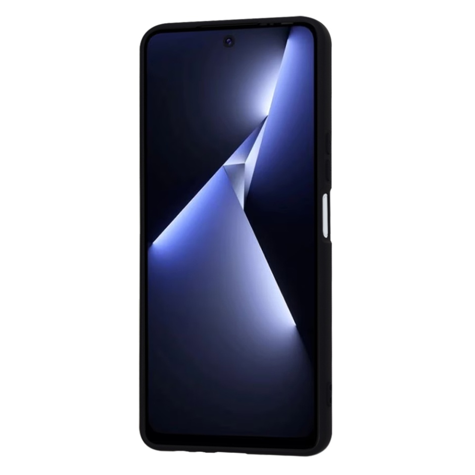 Husa pentru Tecno Pova 5 Pro din Silicon Catifelat, Protectie Premium, Skyddar SoftElegance - Negru - 1 | YEO