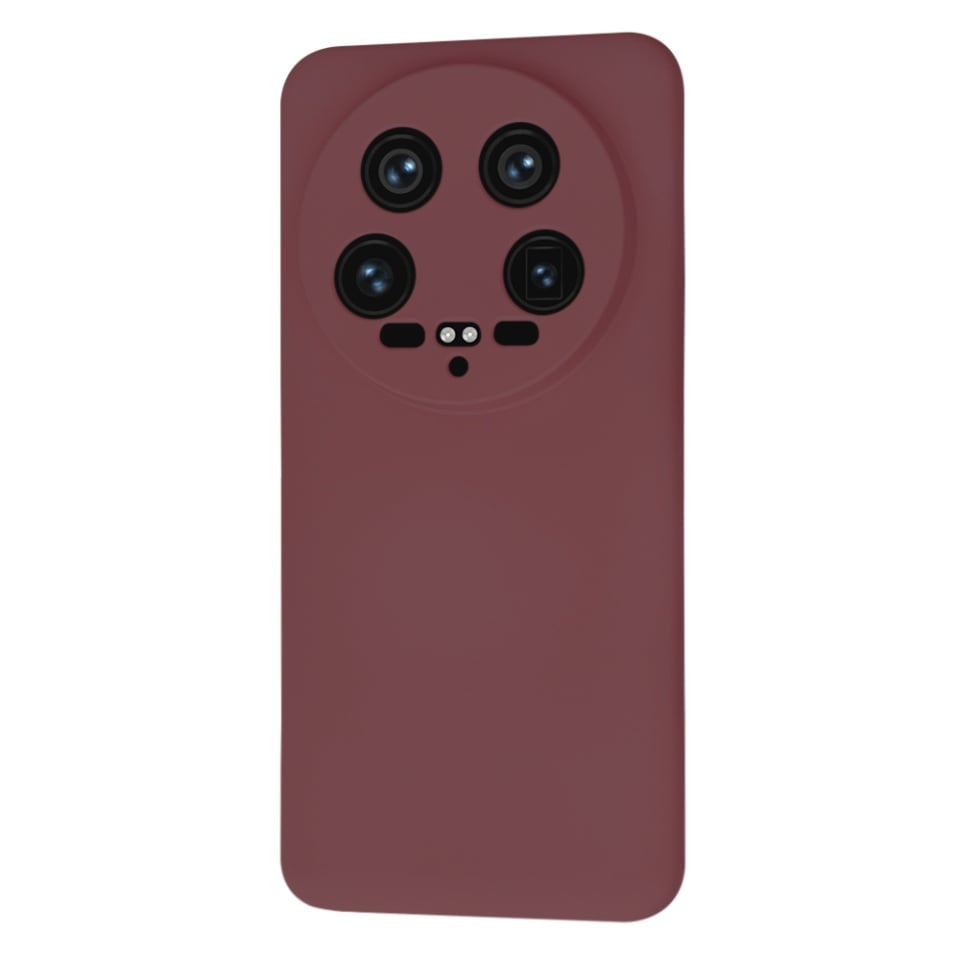 Husa pentru Xiaomi 14 Ultra din Silicon Catifelat, Protectie Premium, Skyddar SoftElegance - Bordo - 3 | YEO