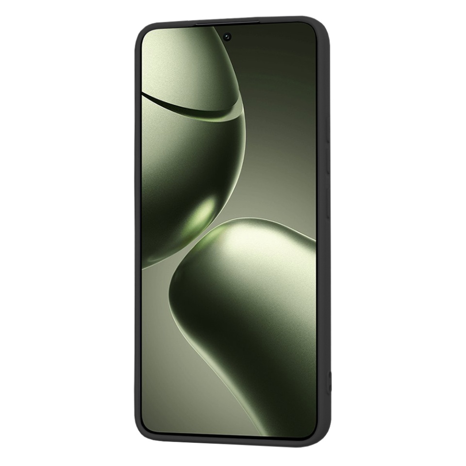 Husa pentru Xiaomi 14T din Silicon Catifelat, Protectie Premium, Skyddar SoftElegance - Negru - 1 | YEO