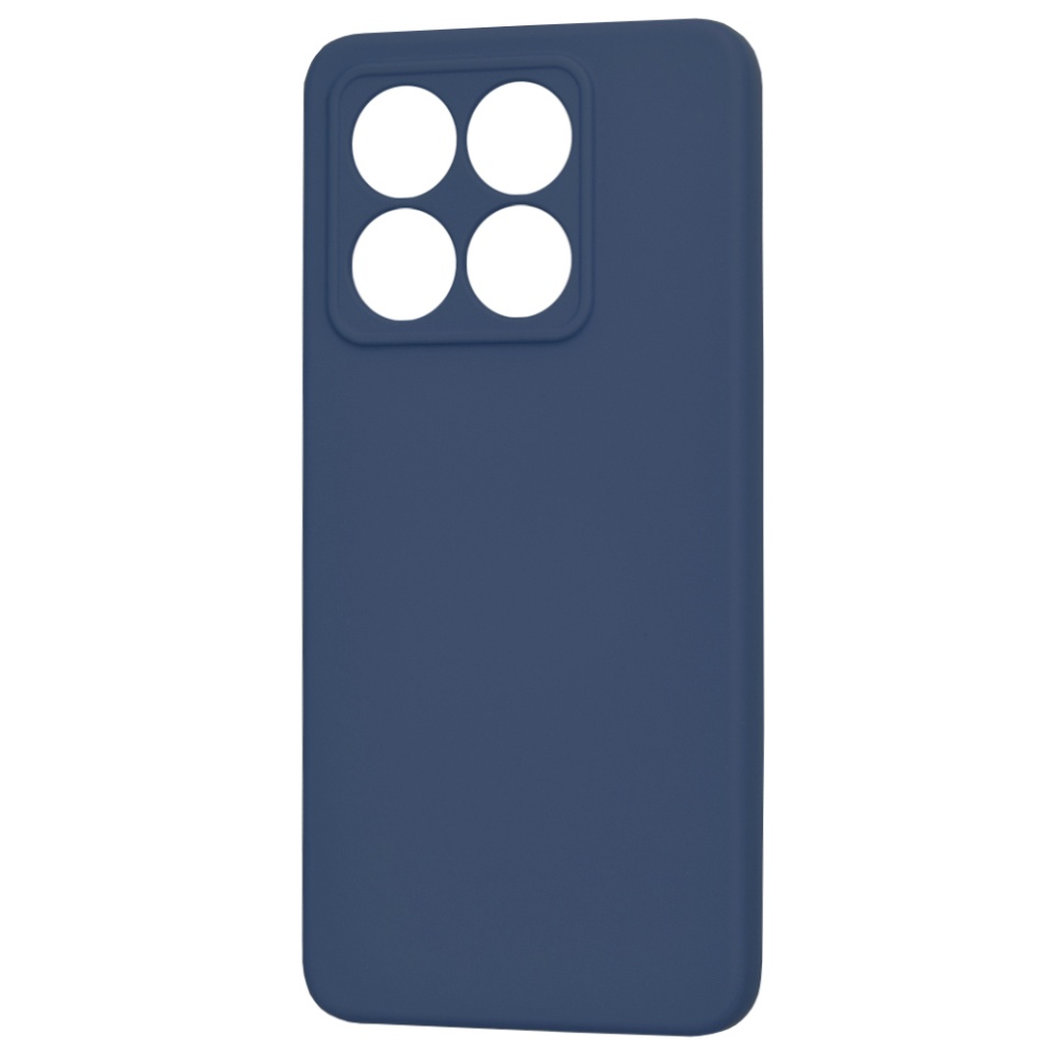 Husa pentru Xiaomi 14T din Silicon Catifelat, Protectie Premium, Skyddar SoftElegance - Bleumarin - 3 | YEO