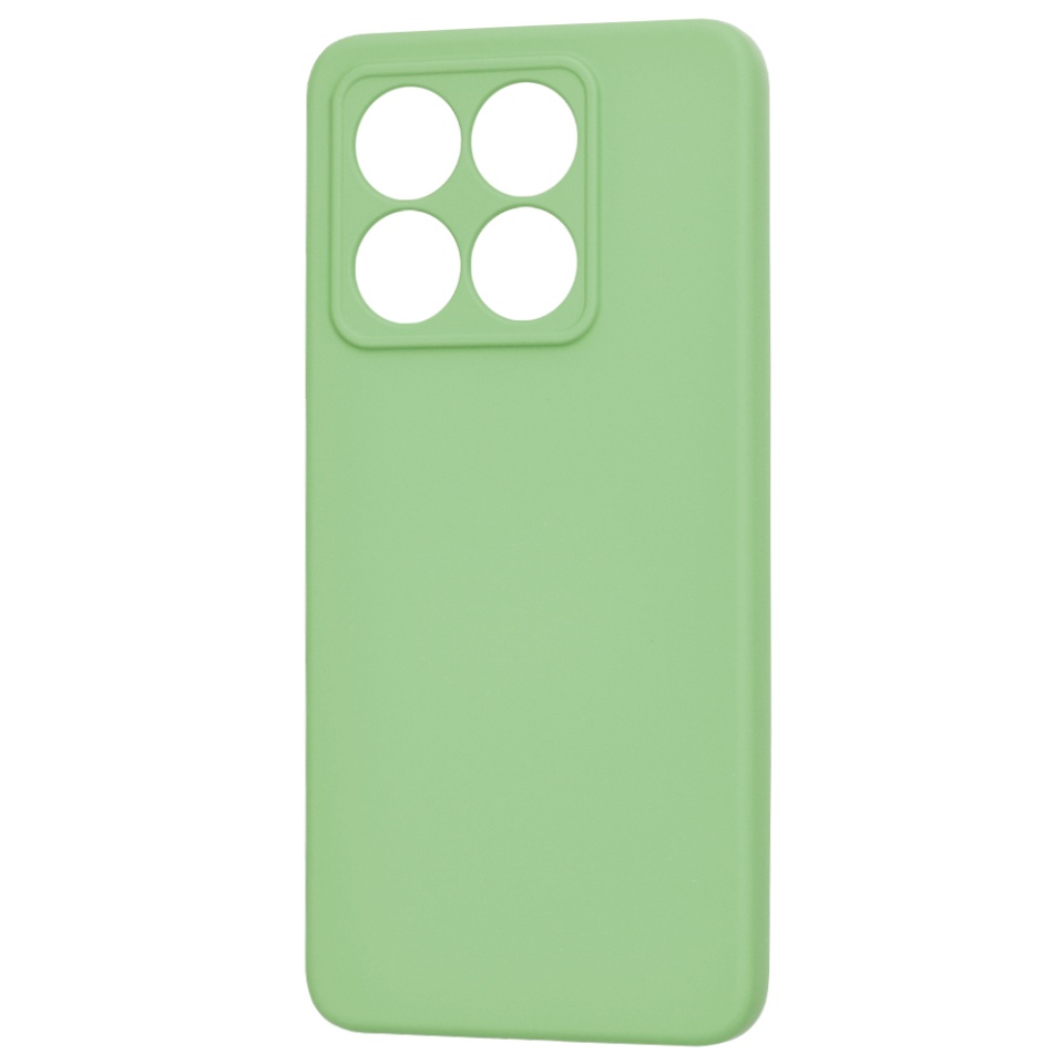 Husa pentru Xiaomi 14T din Silicon Catifelat, Protectie Premium, Skyddar SoftElegance - Verde deschis - 3 | YEO