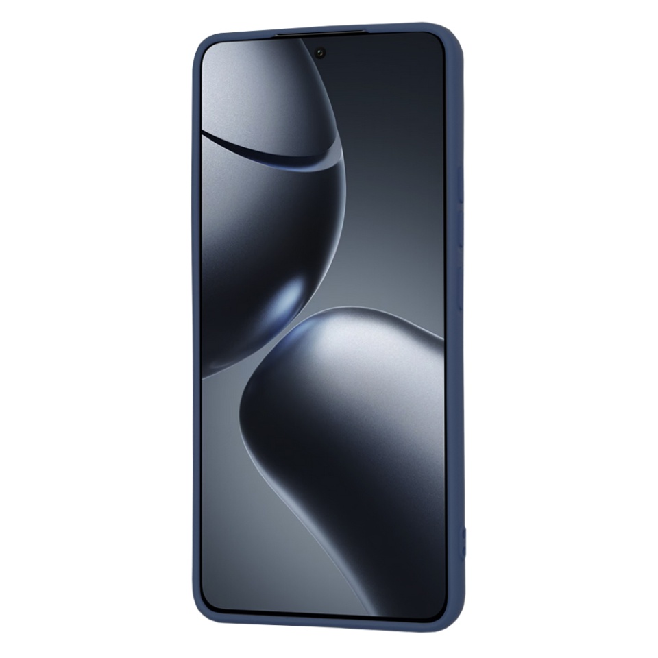 Husa pentru Xiaomi 14T Pro din Silicon Catifelat, Protectie Premium, Skyddar SoftElegance - Bleumarin - 1 | YEO
