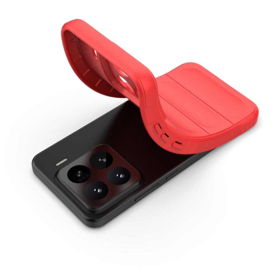 Husa pentru Xiaomi 15 eleganta, din silicon mat, SKDR Vogue - Negru - 2 | YEO