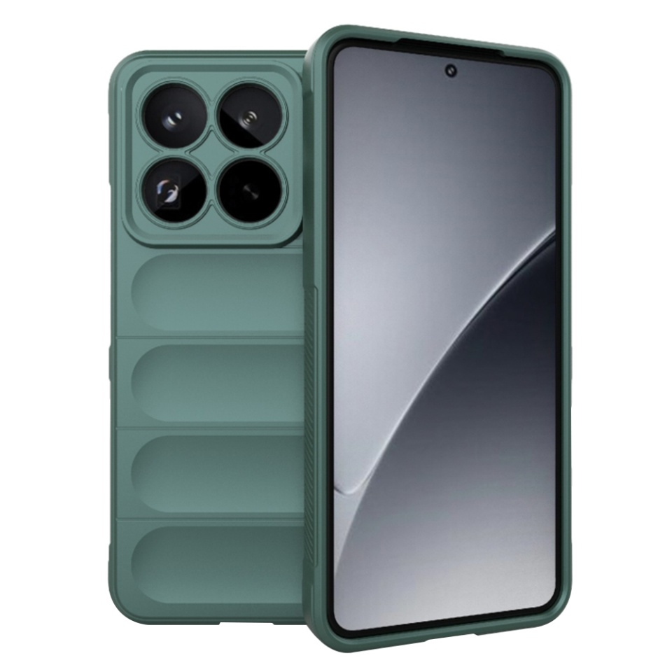 Husa pentru Xiaomi 15 Pro eleganta, din silicon mat, SKDR Vogue - Verde