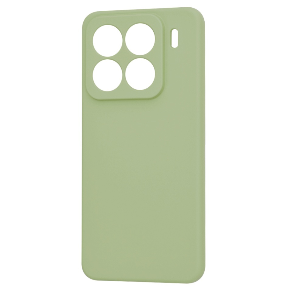 Husa pentru Xiaomi 15 Pro, SKYDDAR INNOVATION, din Silicon Catifelat, SoftElegance, set cu sticker, Verde - 3 | YEO