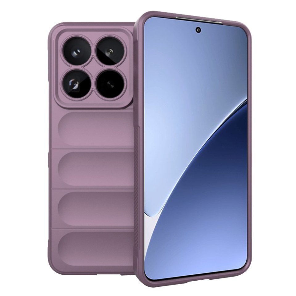 Husa pentru Xiaomi 15 Pro, SKYDDAR INNOVATION, Magic Shield, din Silicon Mat, set cu sticker, Mov