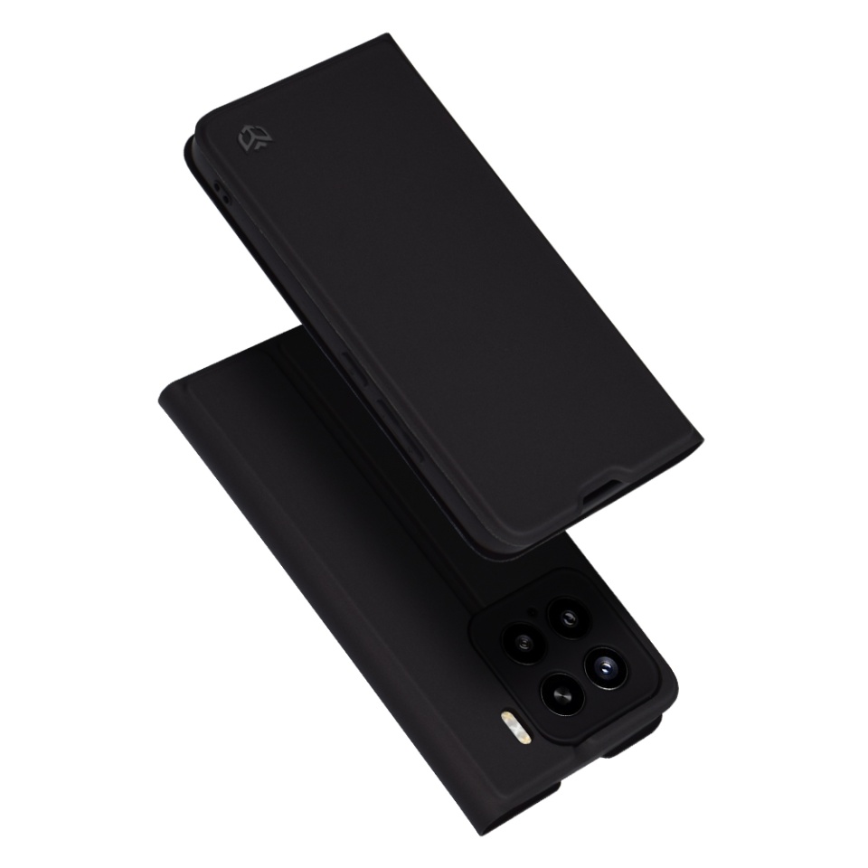 Husa pentru Xiaomi 15, SKYDDAR INNOVATION, Magskin Book, tip Carte cu Portofel Interior, set cu sticker, Negru