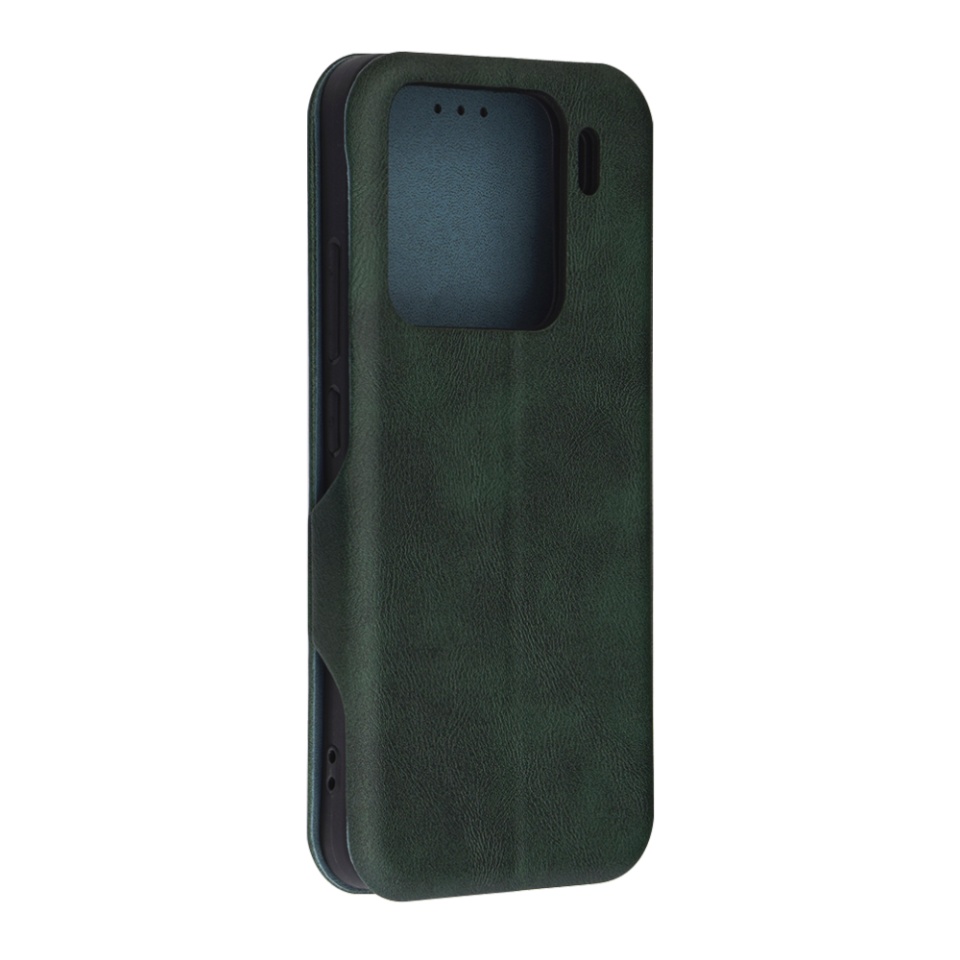 Husa pentru Xiaomi 15, SKYDDAR INNOVATION, Safe Wallet tip carte din Piele Ecologica, Suport Carduri, Inchidere Magnetica, Verde, set cu sticker - 5