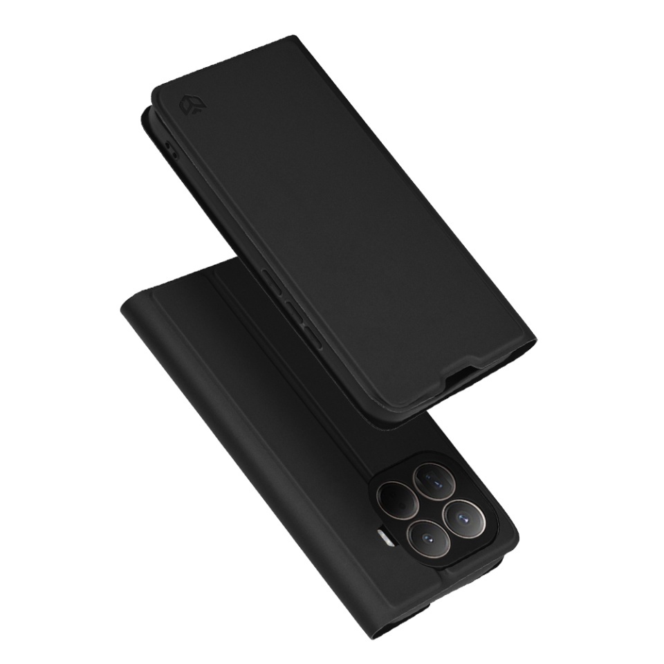 Husa pentru Xiaomi 15T Pro, SKYDDAR INNOVATION, Magskin Book, tip Carte cu Portofel Interior, set cu sticker, Negru